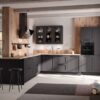 Haecker Roma Landhauskueche Schwarz L-Form